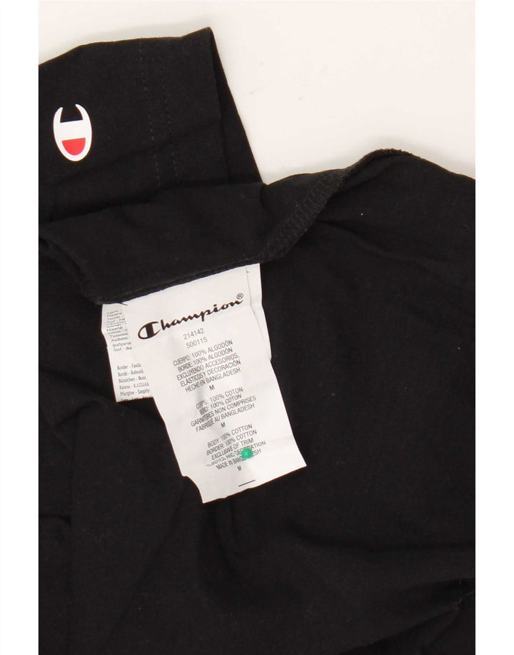 Champion T-Shirt Graphique Homme Noir Moyen Coton
