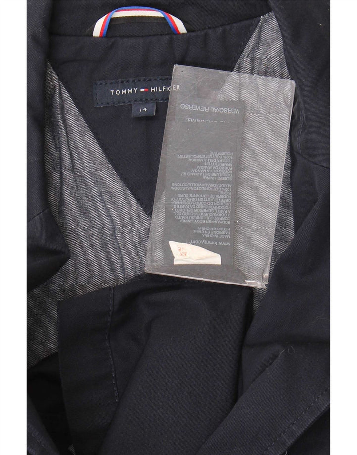 Tommy Hilfiger Veste Blazer 2 Boutons Garçon 13-14 ans Bleu Marine Coton