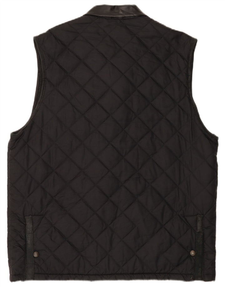 Cotton's Industries Gilet matelassé pour homme UK 38 Medium Noir