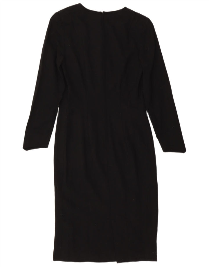robe fourreau à manches longues vintage pour femmes IT 42 Noir moyen