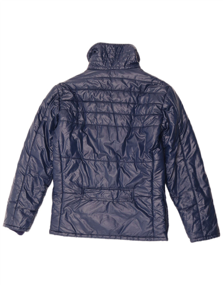 Eliana Femme Veste matelassée à capuche IT 44 Bleu Marine Moyen Polyamide