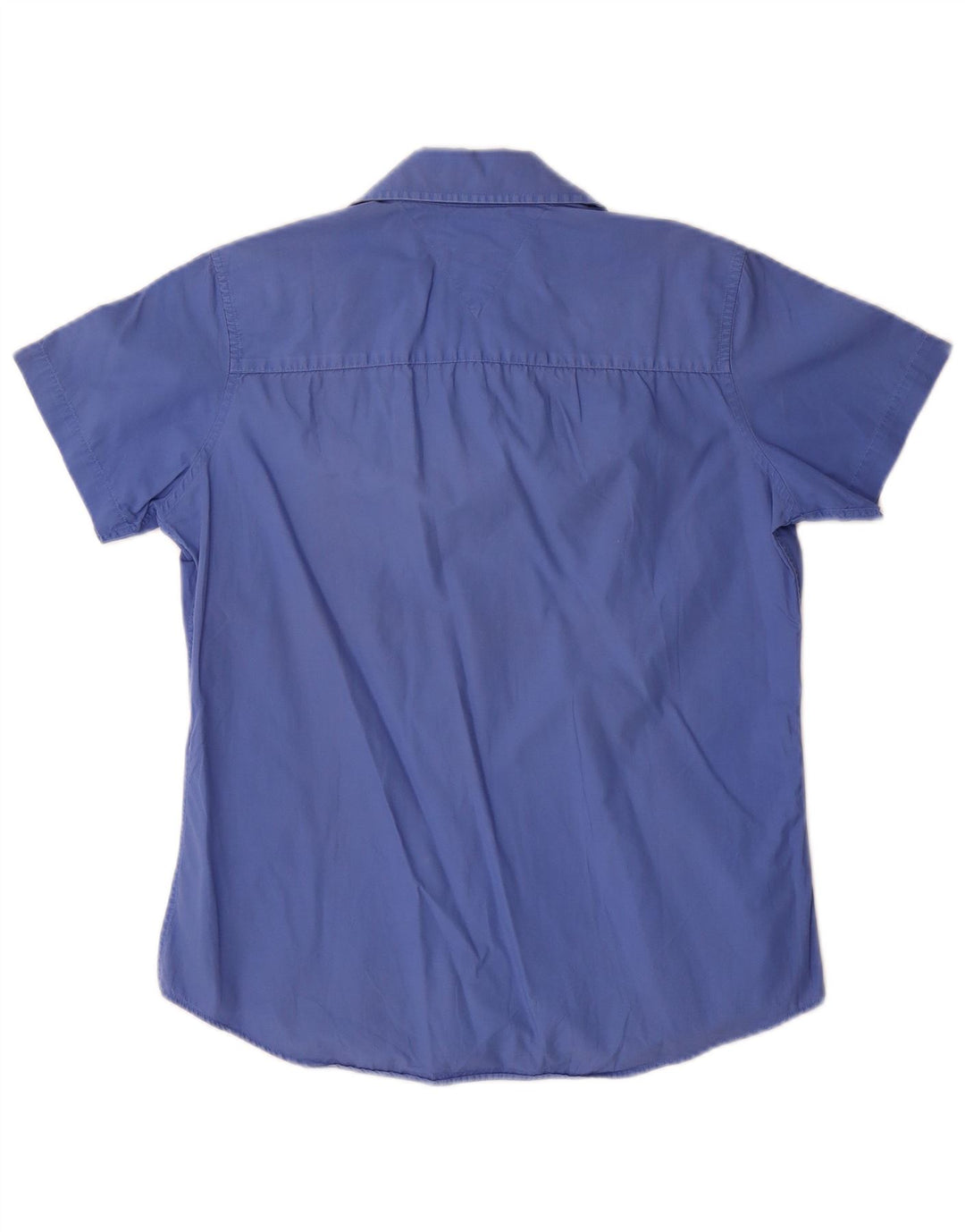 Tommy Hilfiger Chemise à manches courtes pour femme US 8 Bleu moyen Coton