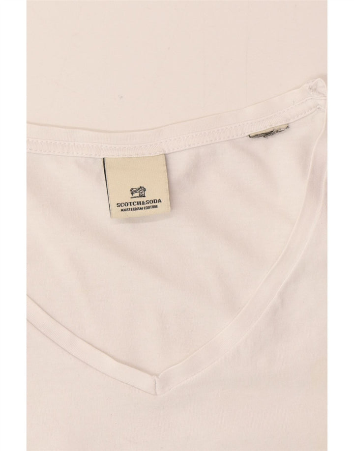 Scotch & Soda T-Shirt Homme Blanc Large