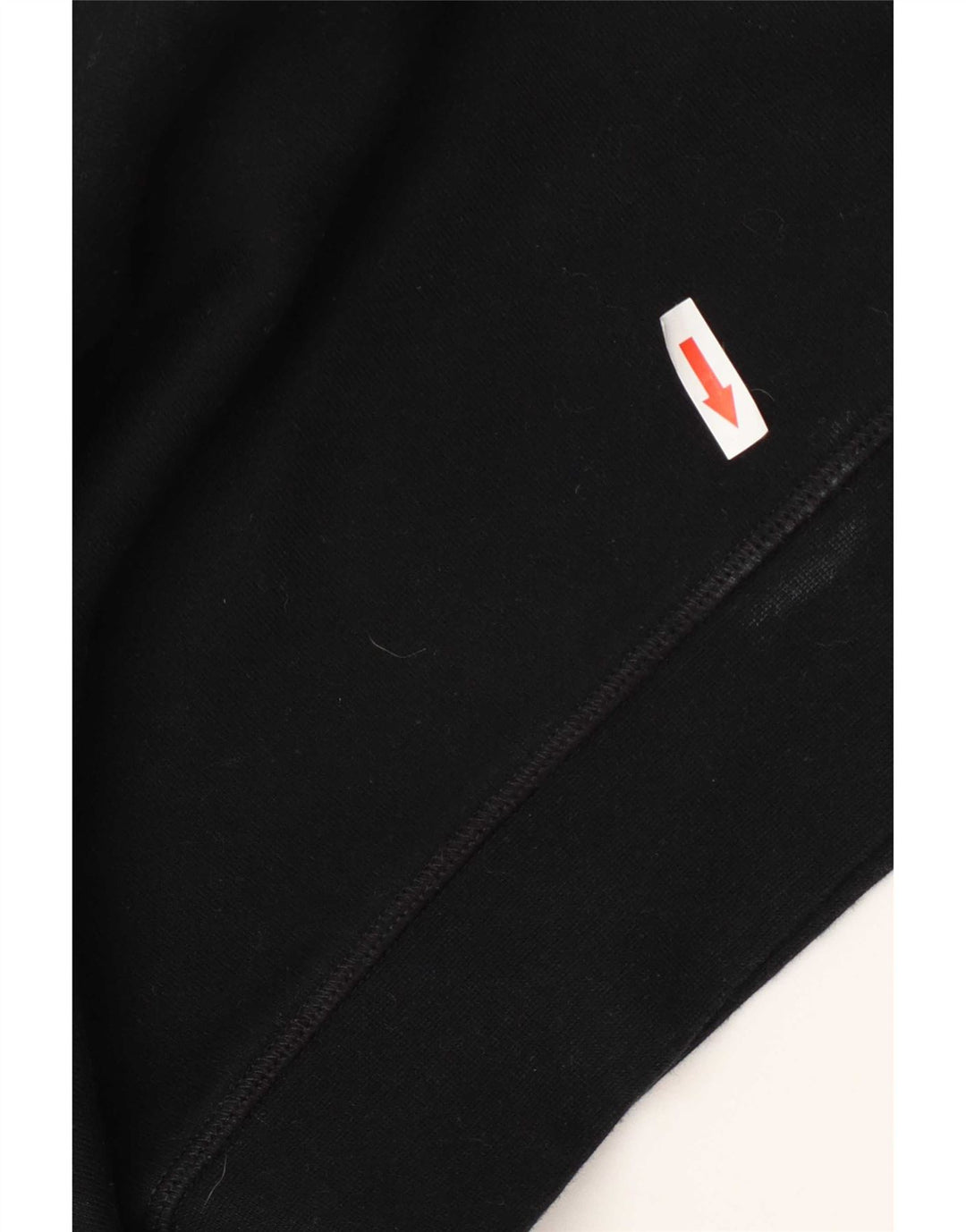 Topshop Sweat-shirt surdimensionné pour femme UK 10 Petit coton noir