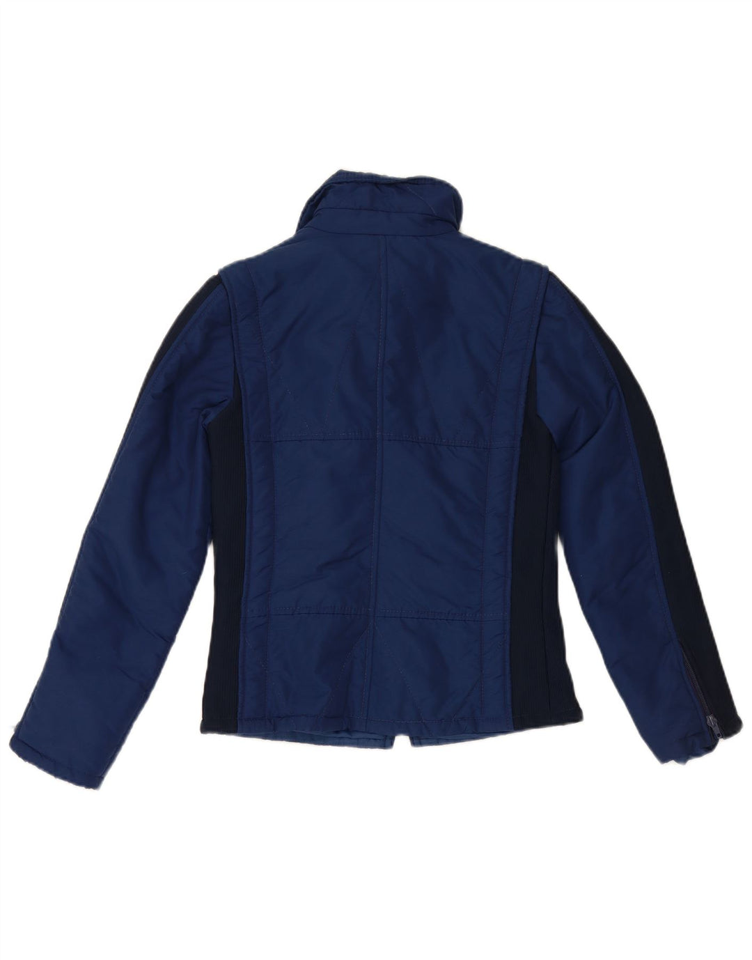 NYLSUISSE Veste coupe-vent à capuche pour femme EU 38 Bleu marine moyen Viscose