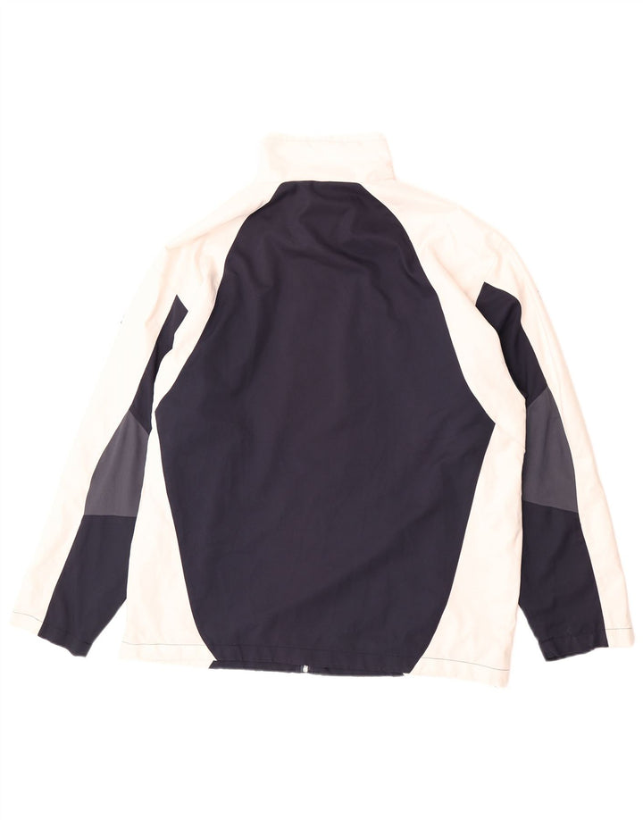 Lotto Veste de survêtement pour homme Taille L Bleu marine Colorblock Polyester