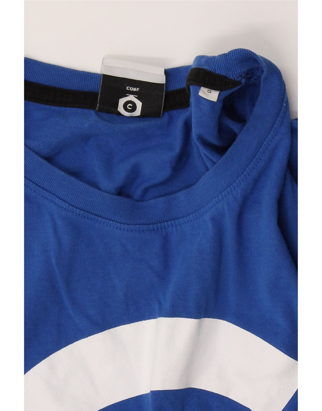 JACK & JONES Mens Graphic T-Shirt Top Small Blue Cotton Vintage Jack & Jones and Second-Hand Jack & Jones from Messina Hembry 