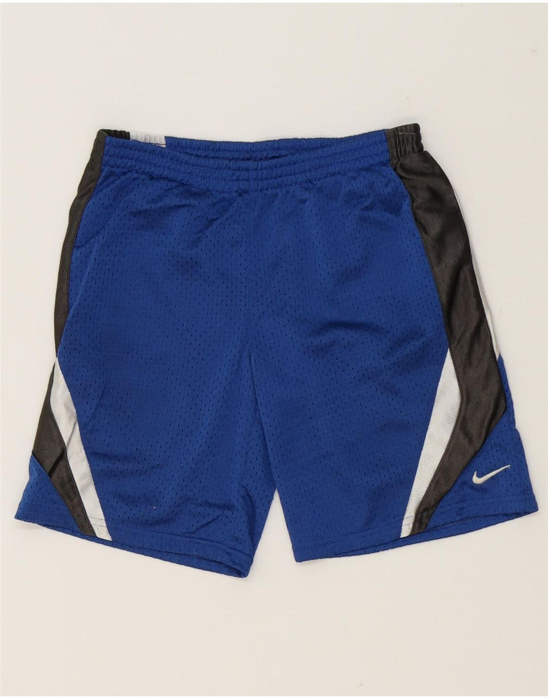 NIKE Boys Sport Shorts 5-6 Years XS  Blue Colourblock Polyester Vintage Nike and Second-Hand Nike from Messina Hembry 