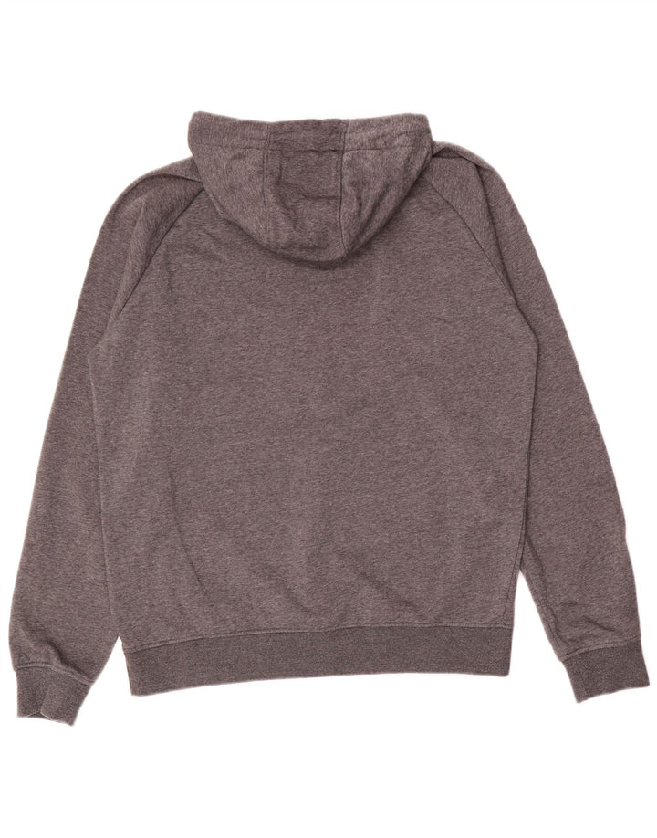 Kappa Pull à capuche graphique pour homme, grand, gris, polyester