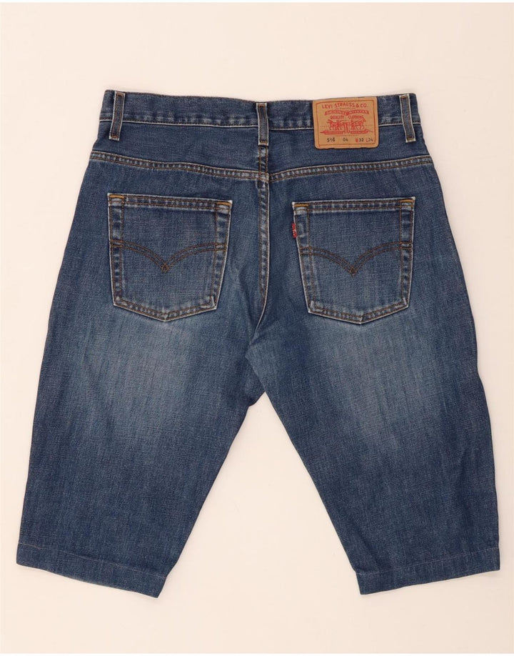 Levi's Short en Jean 516 W32 Homme Bleu Moyen Coton