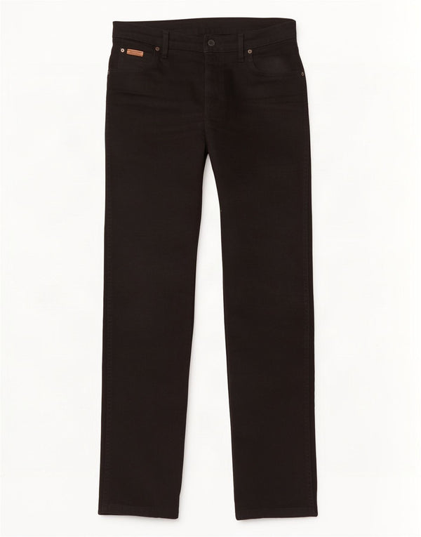 Wrangler Jean Droit Texas Homme W33 L34 Noir Coton