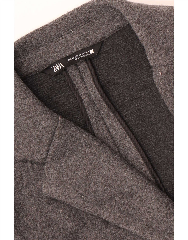 Zara Manteau Homme UK 42 XL Gris