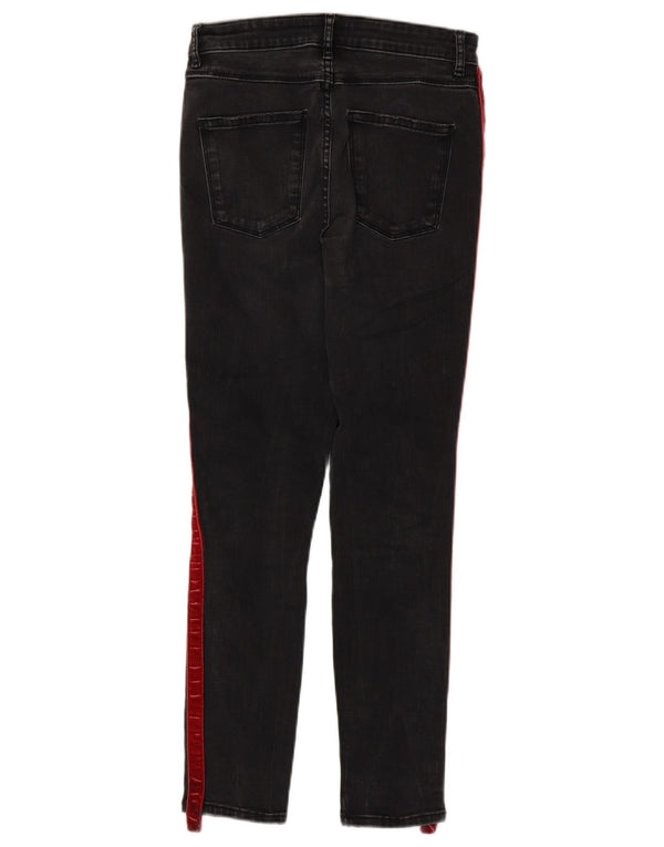 Zara Jean skinny pour femme EU 38 Small W28 L27 Noir Colourblock Coton