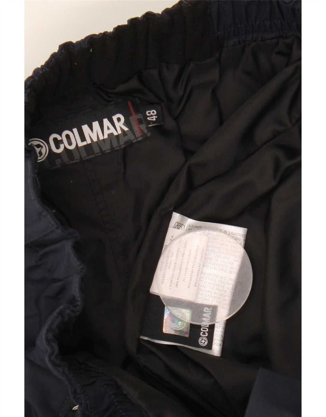 Colmar Pantalon Coupe-Vent Homme IT 48 Medium W30 L32 Bleu Marine Polyamide
