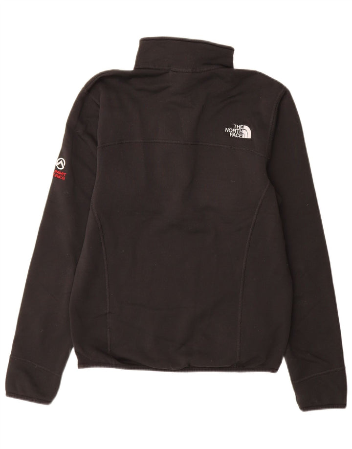 The North Face Sweat-shirt à col zippé pour homme Petit noir Polyester