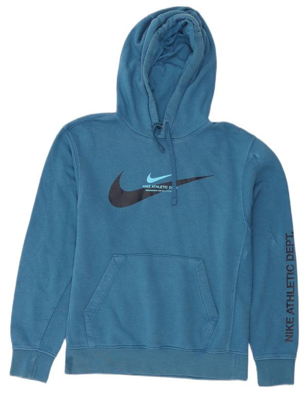 Nike Mens Graphic Loose Fit Sweat à capuche XS Bleu Coton