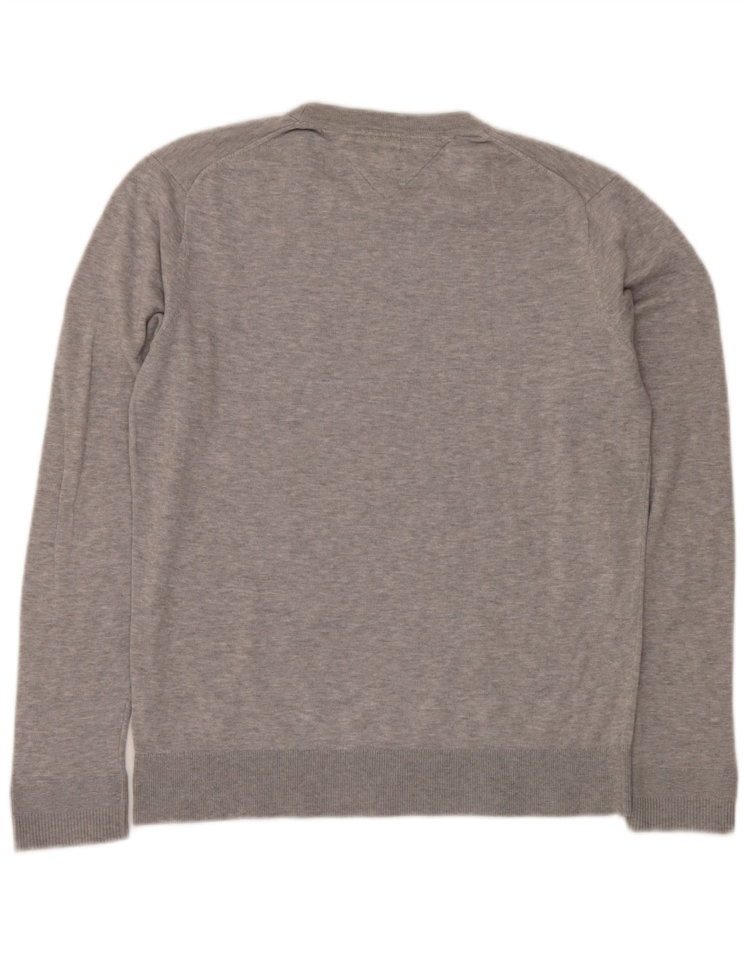 Tommy Hilfiger Pull Ras du Cou Homme Gris Moyen Coton