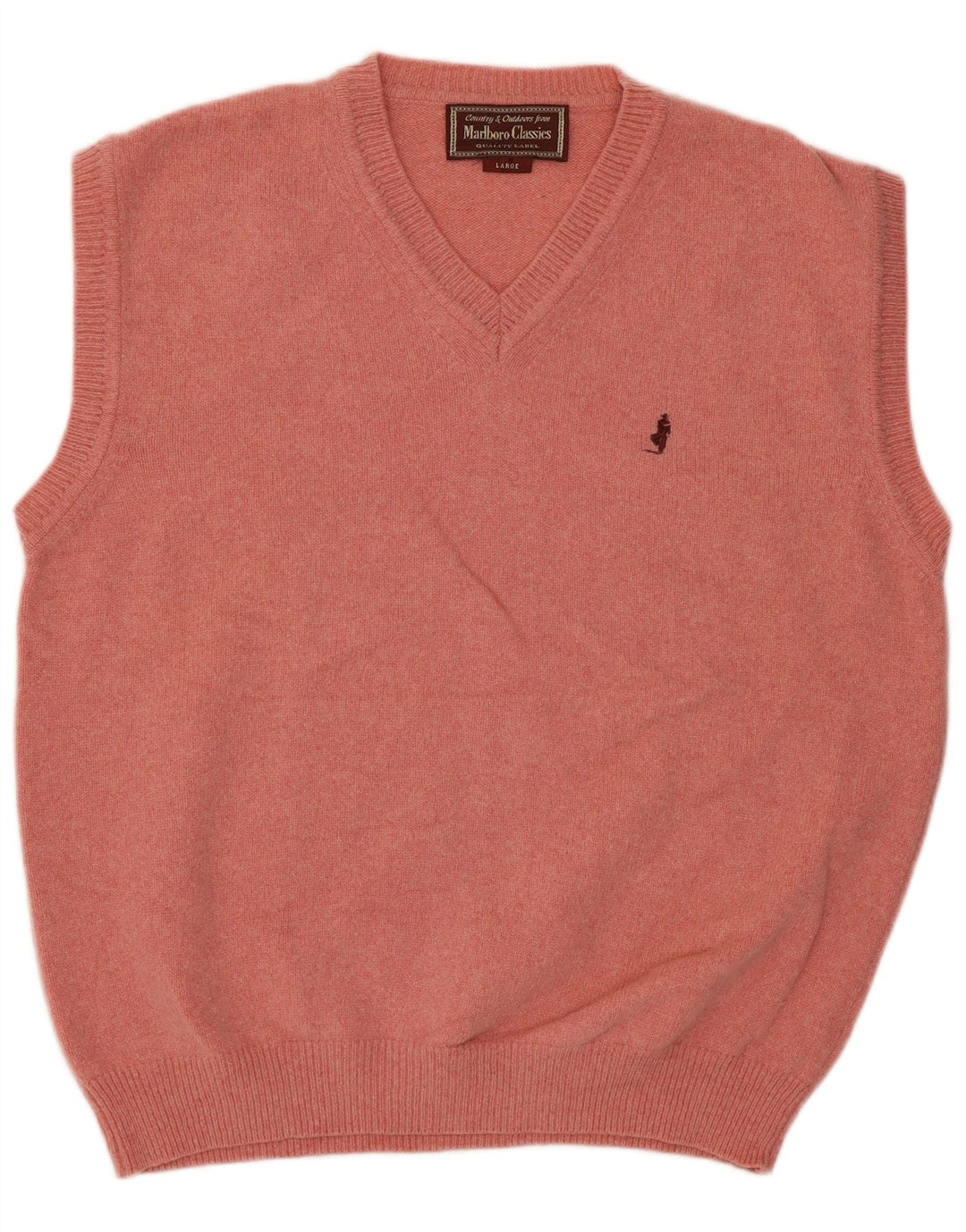 Marlboro Classics Débardeur pour homme en laine rose Taille L