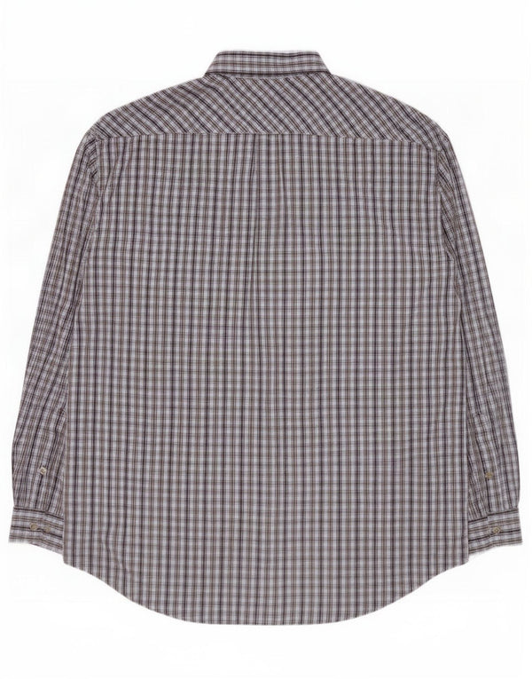 Marlboro Classics Chemise Homme 2XL Bleu Carreaux Coton