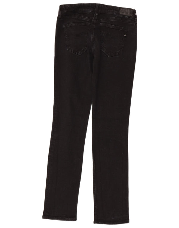 REPLAY Femme Vicky Slim Jean W29 L32 Noir Coton