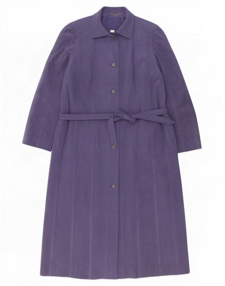 Cojana Manteau en faux suède pour femme UK 12 Violet moyen Polyester
