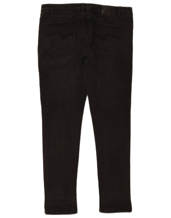 Lee Cooper Jean slim pour femme UK 16 Large W34 L30 Gris Coton