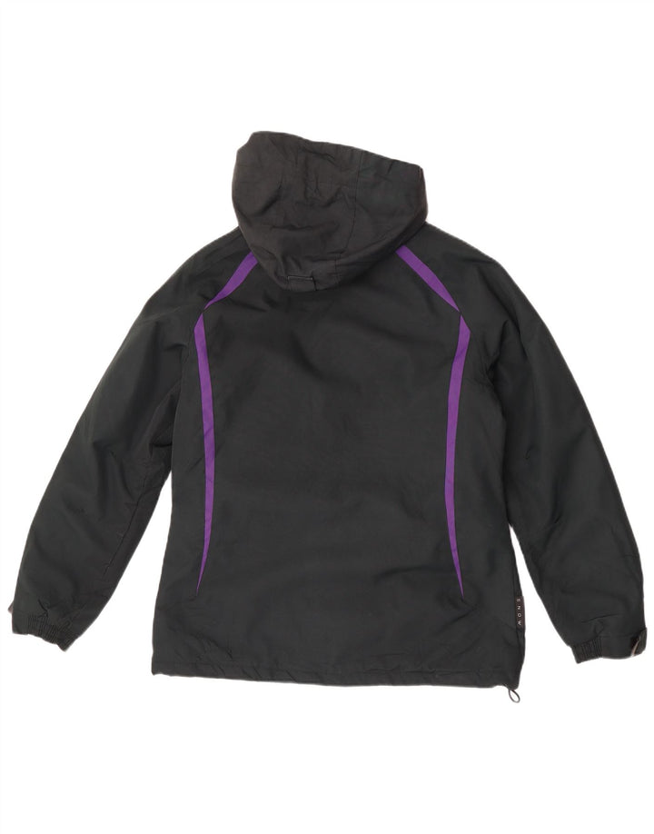 Mountain Warehouse Veste coupe-vent à capuche pour femme UK 8 Small Noir