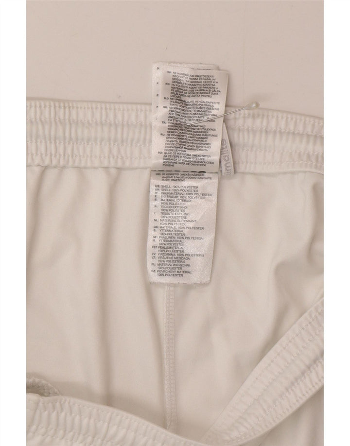 Adidas Hommes Climalite Sport Shorts Grand Blanc Polyester
