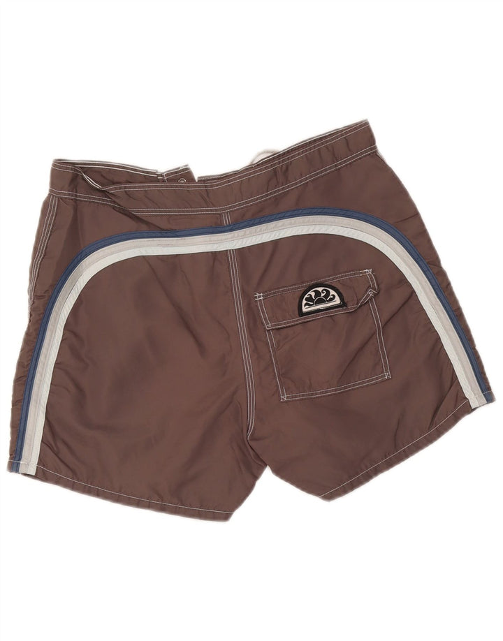 Sundek Short de Bain Homme Nylon Colorblock Gris Moyen