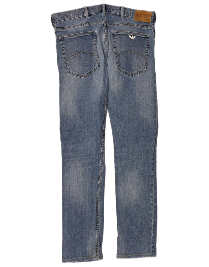 ARMANI Jean Slim W31 L33 Bleu Coton Homme