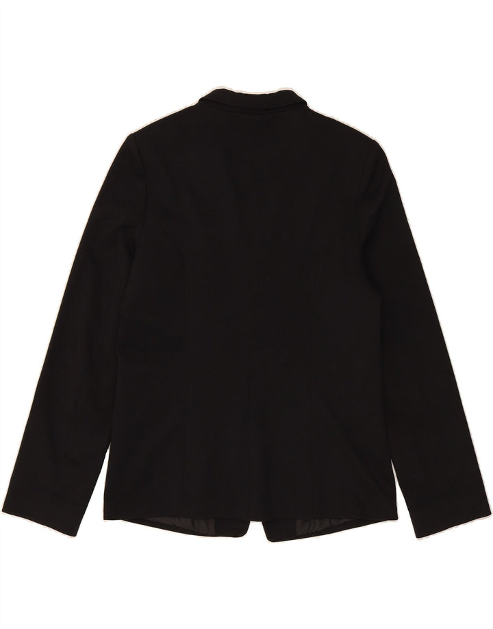 OASIS Womens Open Blazer Jacket UK 16 Large Black Polyester Vintage Oasis and Second-Hand Oasis from Messina Hembry 