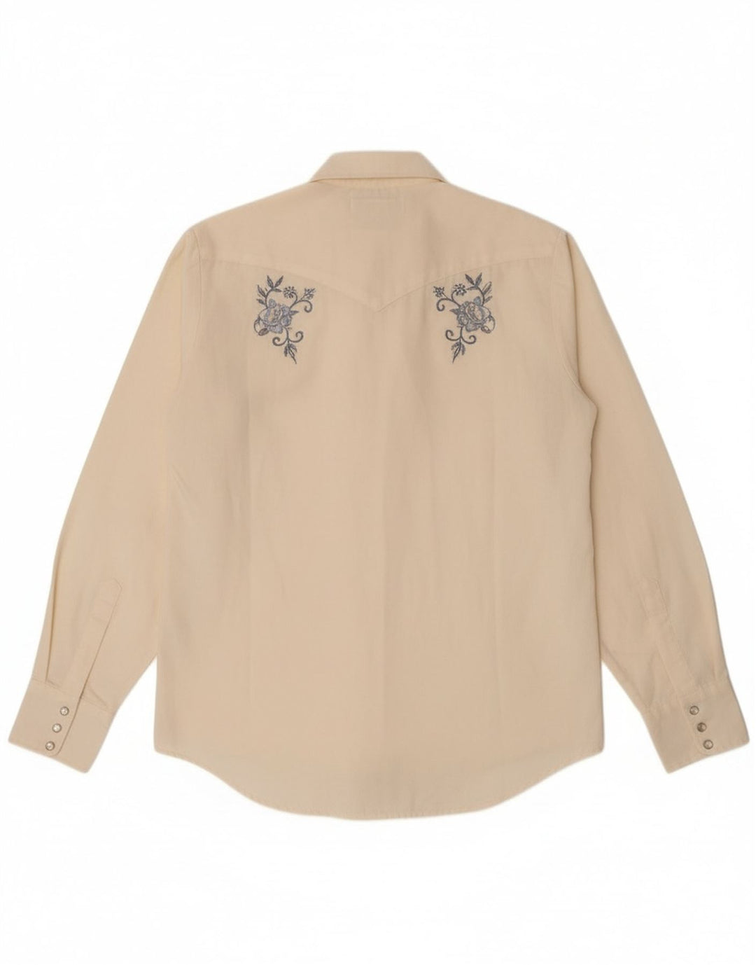 Chemise graphique vintage pour hommes petit blanc cassé