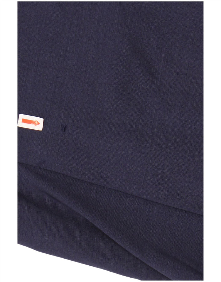 VINTAGE Veste Blazer 2 Boutons Homme IT 48 Viscose Bleu Marine Moyen