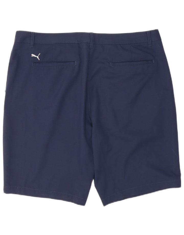Puma Short Chino Homme W38 XL Bleu Marine Polyester