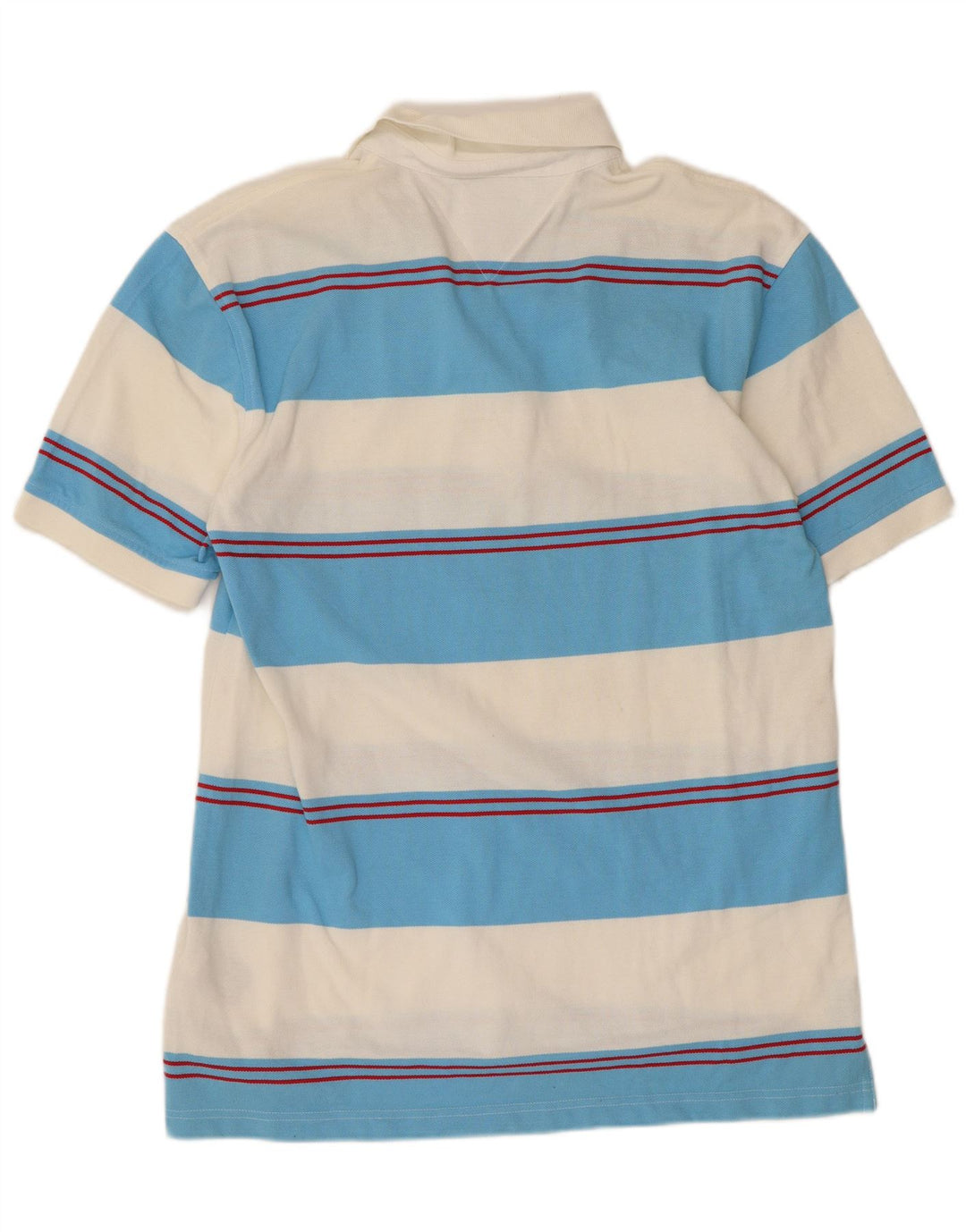 Tommy Hilfiger Polo Homme Bleu Moyen Rayé Coton