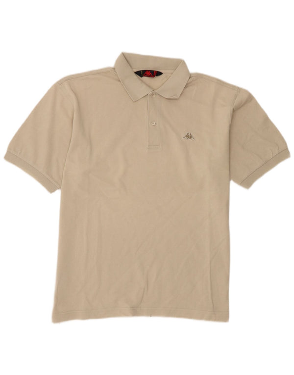 Kappa Polo Homme Beige Moyen Coton
