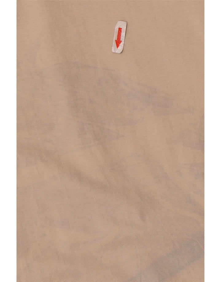 Zara Homme T-Shirt Top Large Beige Coton