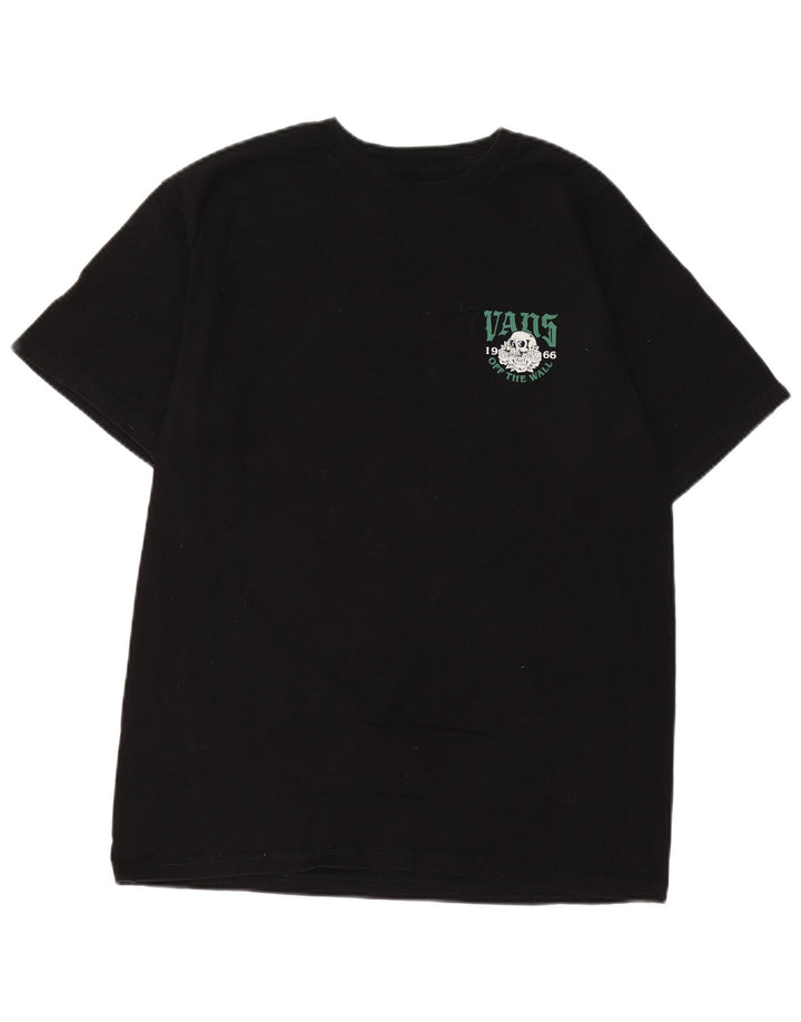 VANS T-shirt graphique coupe classique pour homme en coton noir moyen