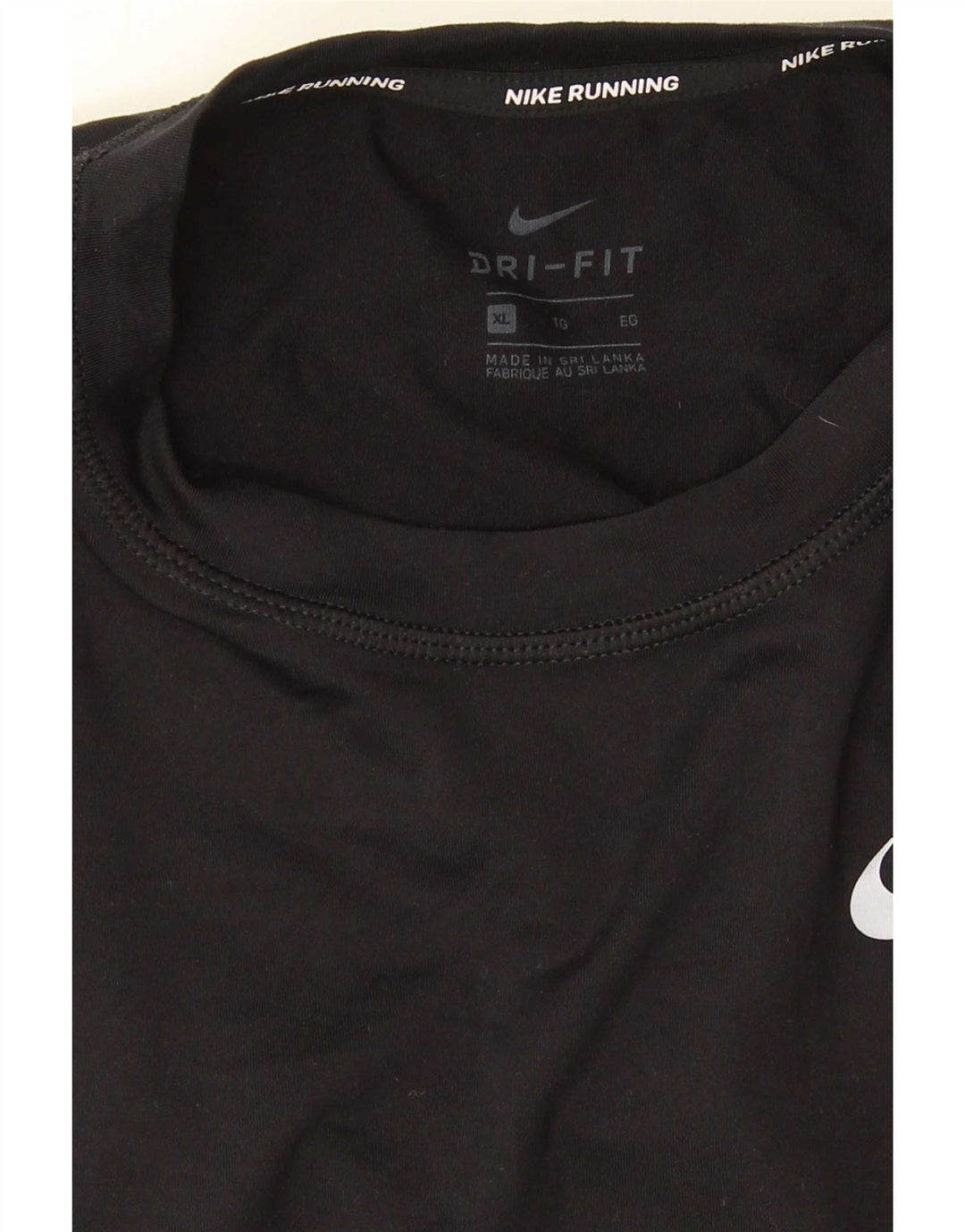 Nike Haut Dri Fit à manches longues pour homme XL Noir