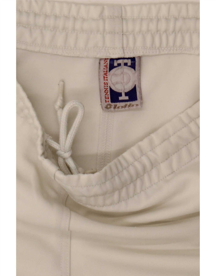 Lotto Short de Sport Homme Blanc Moyen