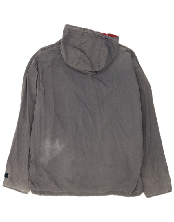 Think Pink Veste coupe-vent à capuche pour hommes UK 48 4XL Gris Polyester