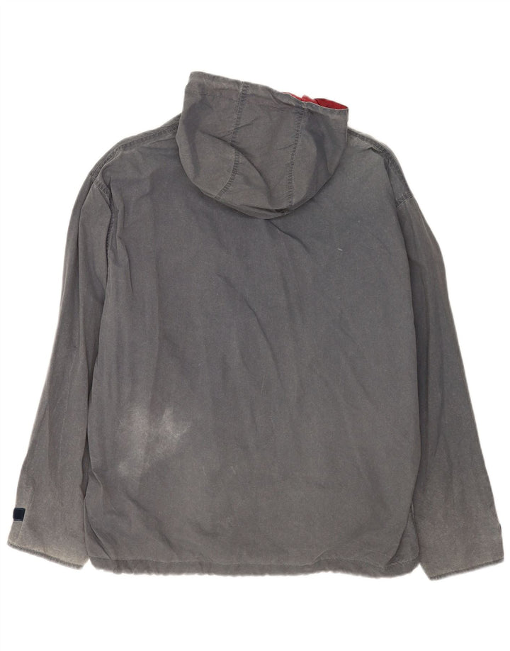 Think Pink Veste coupe-vent à capuche pour hommes UK 48 4XL Gris Polyester