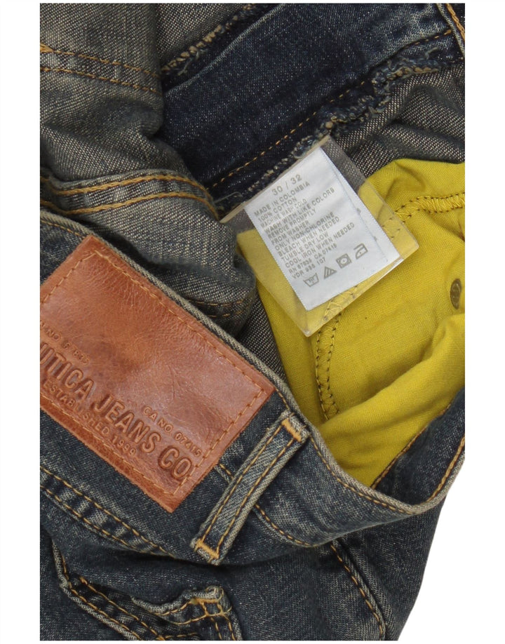 Nautica Jean droit homme W30 L32 bleu coton