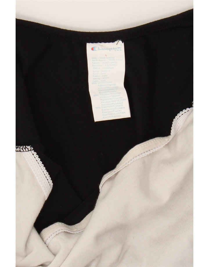 Champion Body Femme UK 14 Grand Coton Noir