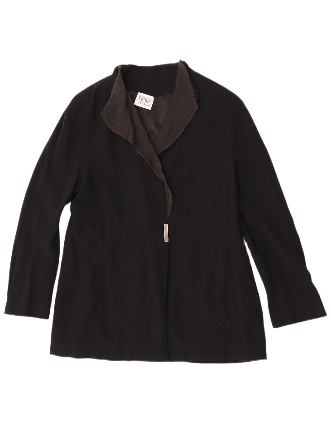 Gianfranco Ferre Veste Blazer Femme UK 16 Large Noir