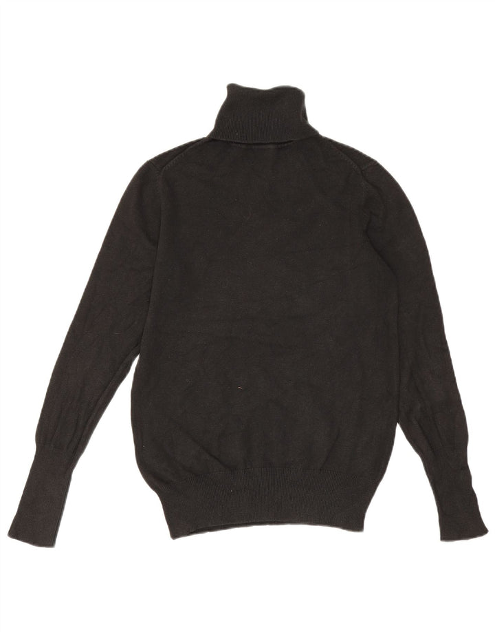 Zara Pull col roulé pour femme UK 14 Large Noir