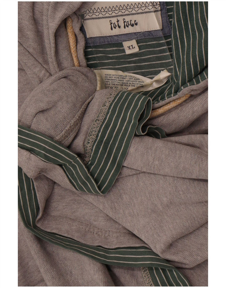 Fat Face Pull à capuche pour homme XL Gris Coton
