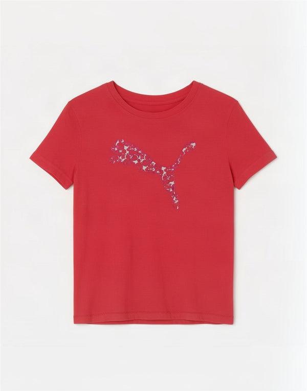 Puma T-shirt graphique pour femme UK 8 Small Rose