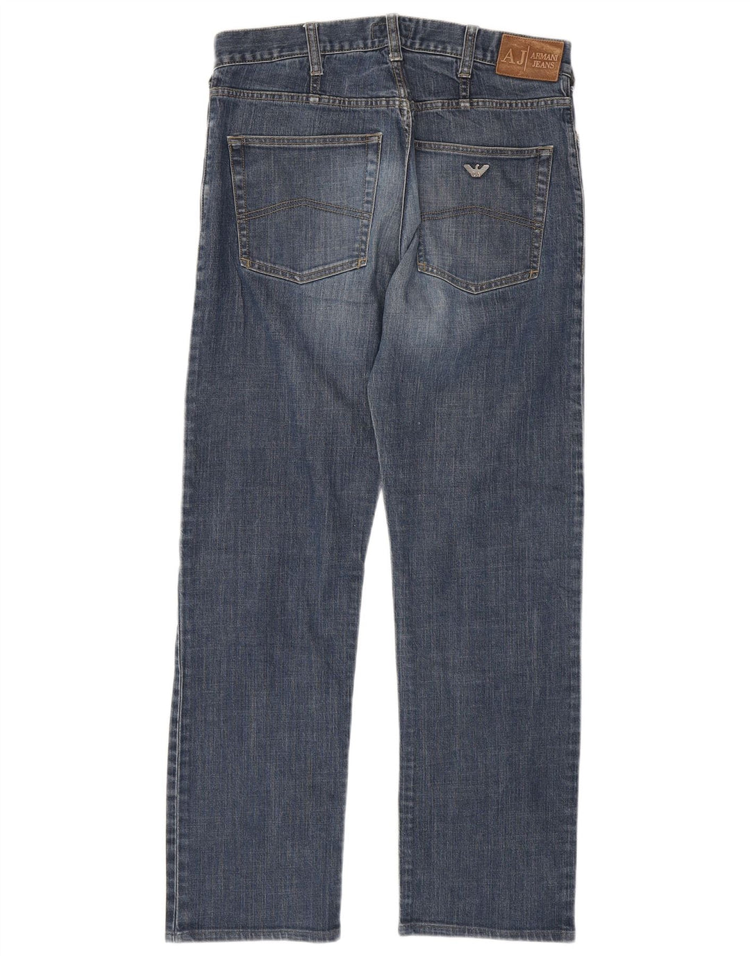 Armani Homme Jean Droit W32 L31 Bleu Coton