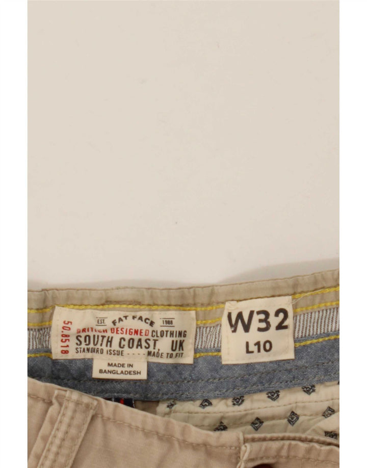 Fat Face Short Cargo Homme W32 Coton Beige Moyen